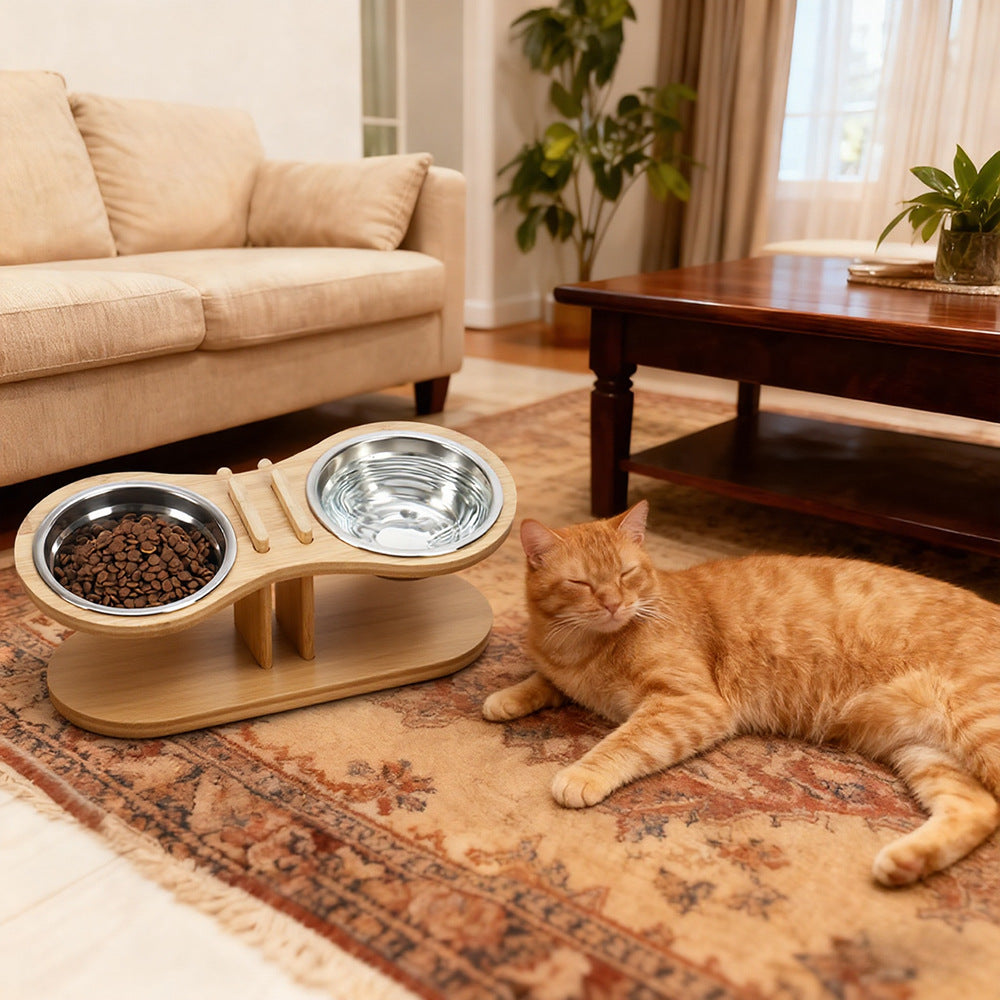 Adjustable Tilted Feeding Bowl