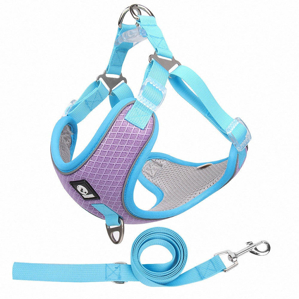 Breathable Adjustable Leash Harness