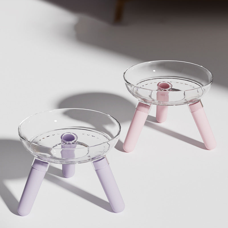 Elevate Your Pet's Feeding Experience with the Pet Transparent Anti Knock Feeding Water Bowl