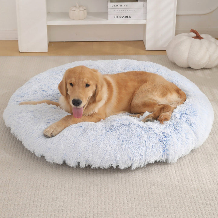 Round Plush Warm Pet Bed Mat