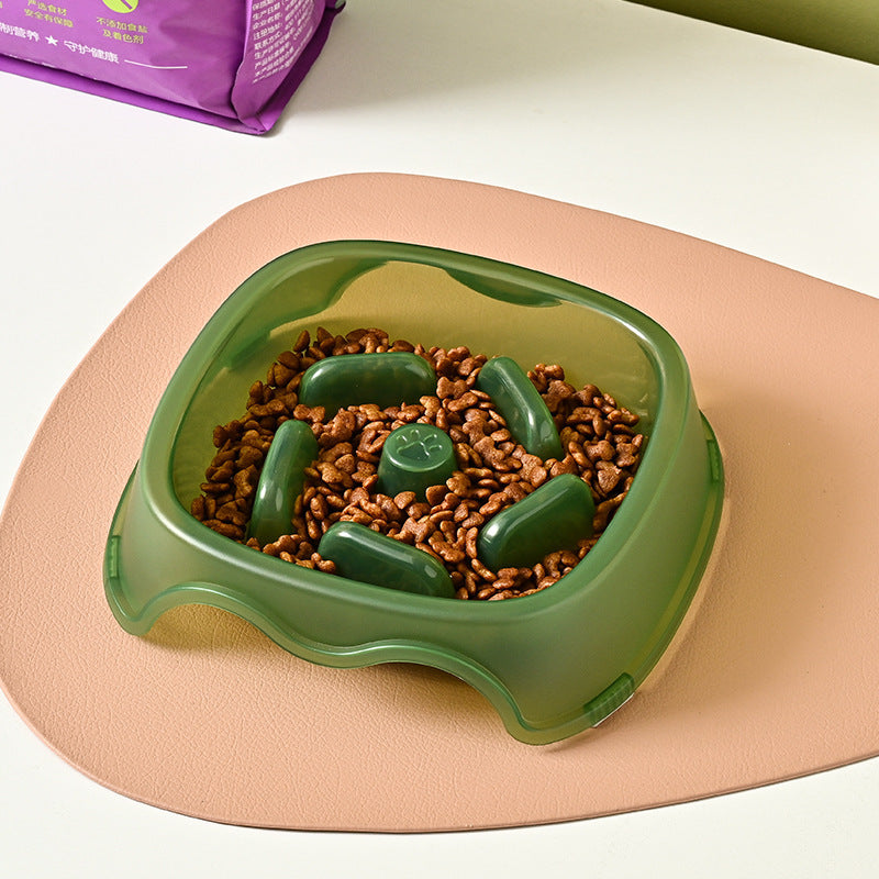 Pet Anti Choking Slow Feeding Water Bowl