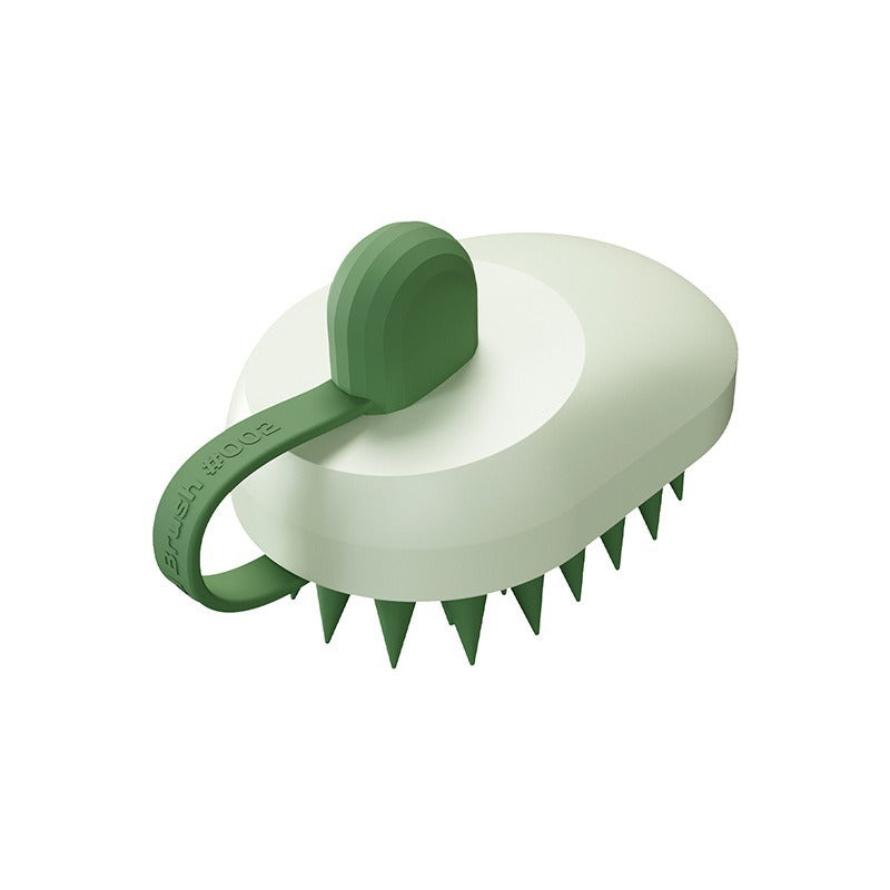 Soft Gel Bath Massage Brush Shampoo Grooming Tool