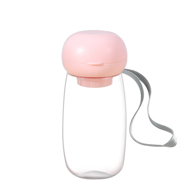 Portable Outdoor Pet Water Bottle with Lanyard