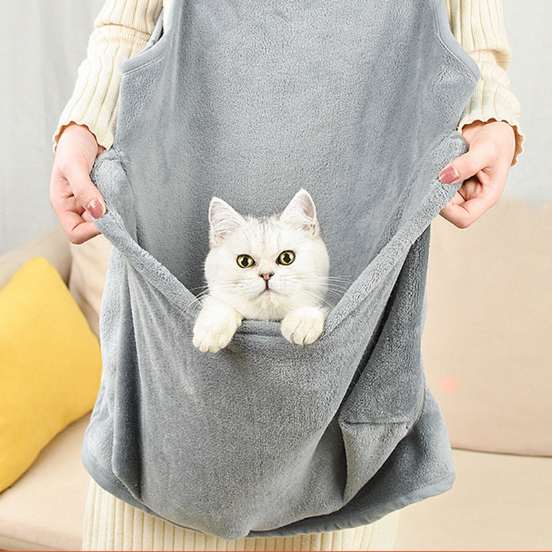 Pet Carrier Apron Outdoor Travel Hanging Sling Bag