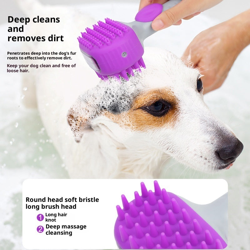 Pet Shower Bath Floating Hair Cleaning Brush Tool