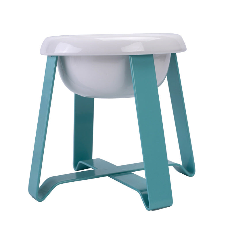 Pet Anti Slip Iron Stand Feeding Bowl Water Feeder