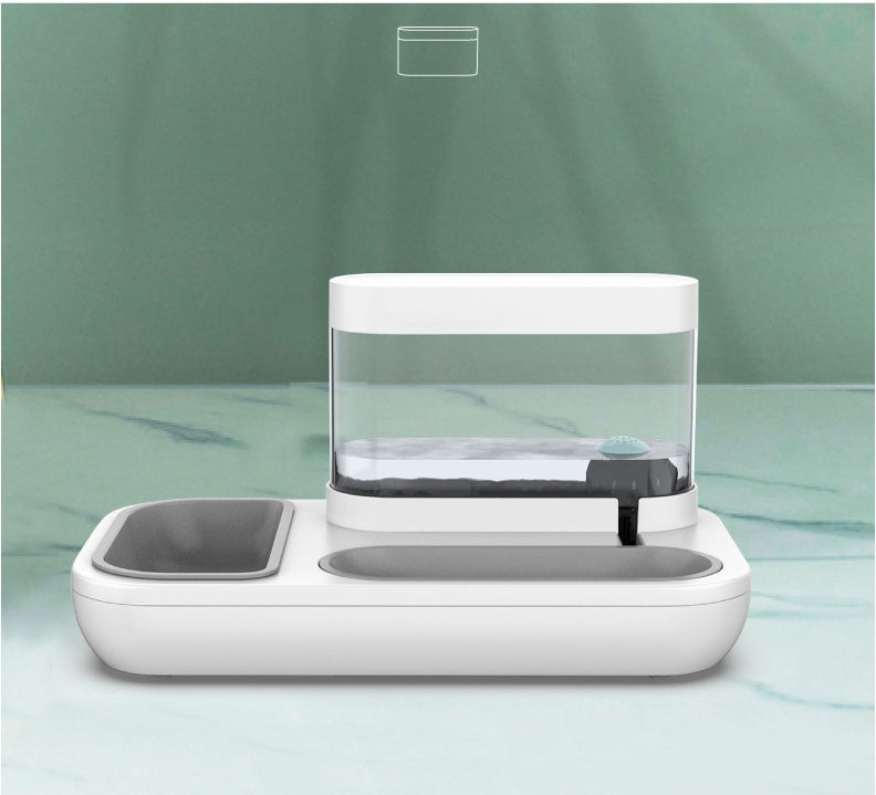 Pet Automatic Feeding Water Fountain Bowl 1.5L Capacity