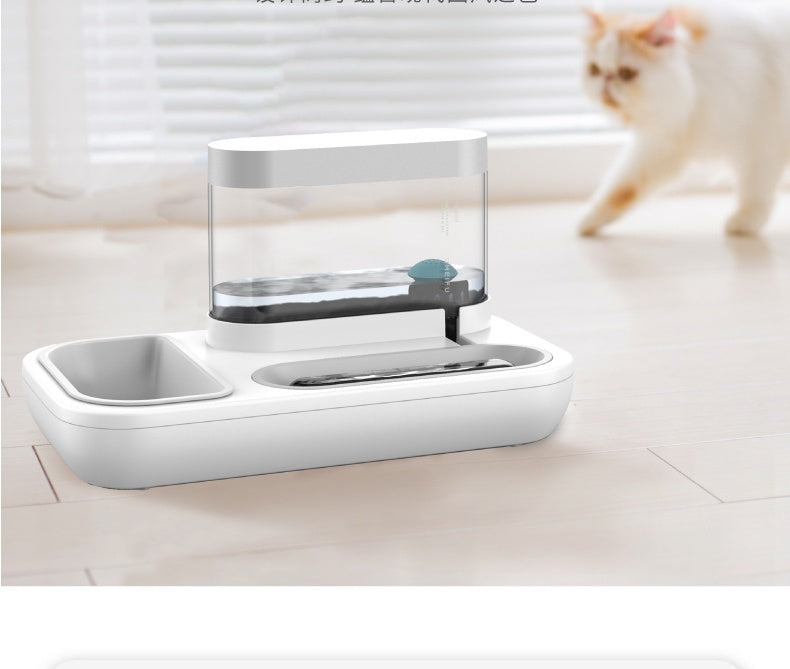 Pet Automatic Feeding Water Fountain Bowl 1.5L Capacity