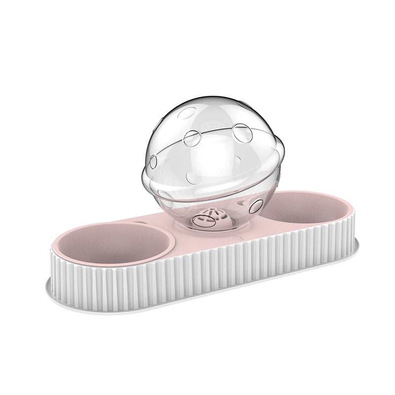 Automatic Plastic Pet Feeding and Water Bowl