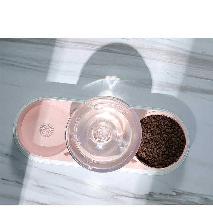 Automatic Plastic Pet Feeding and Water Bowl