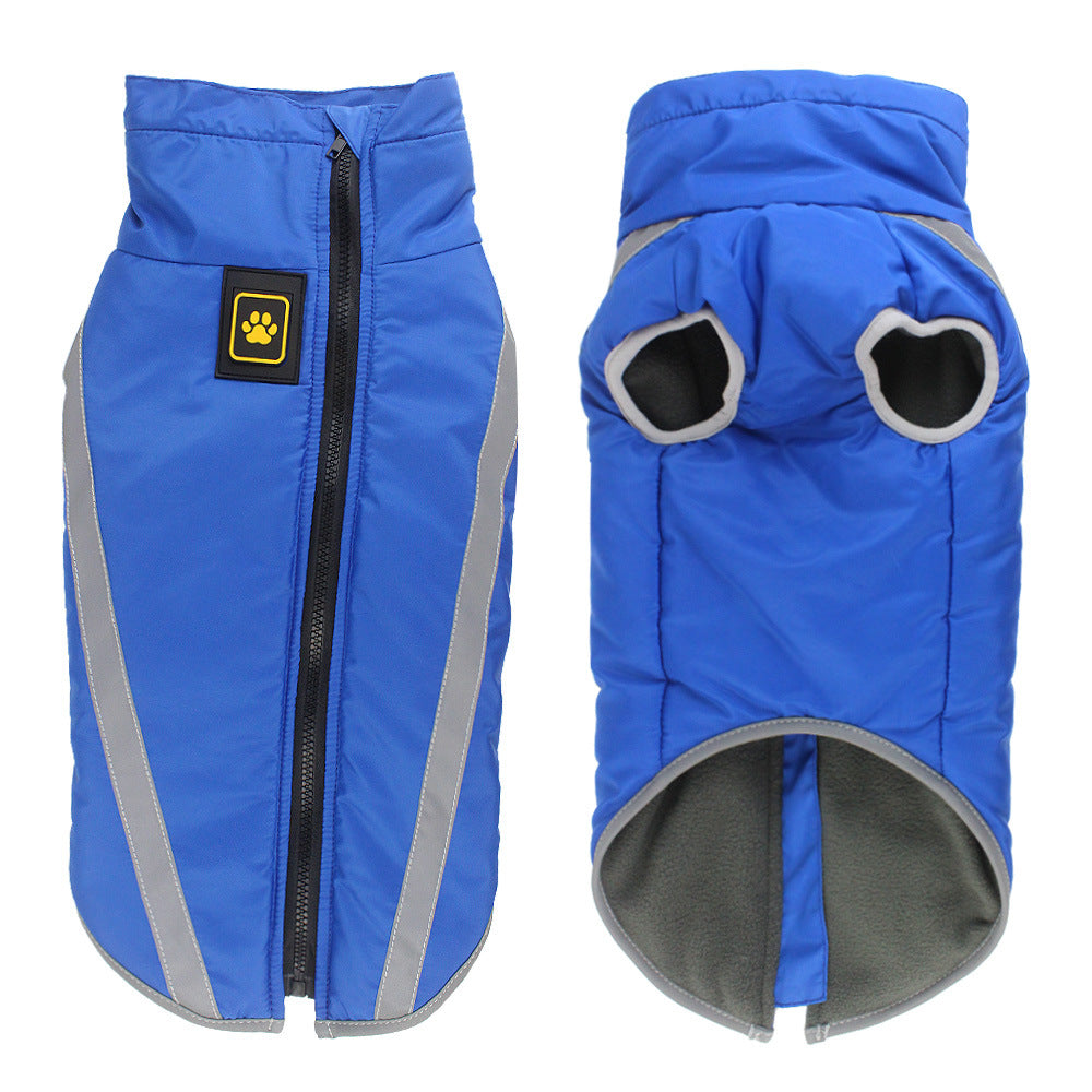 Pet Winter Reflective Padded Warm Jacket Apparel