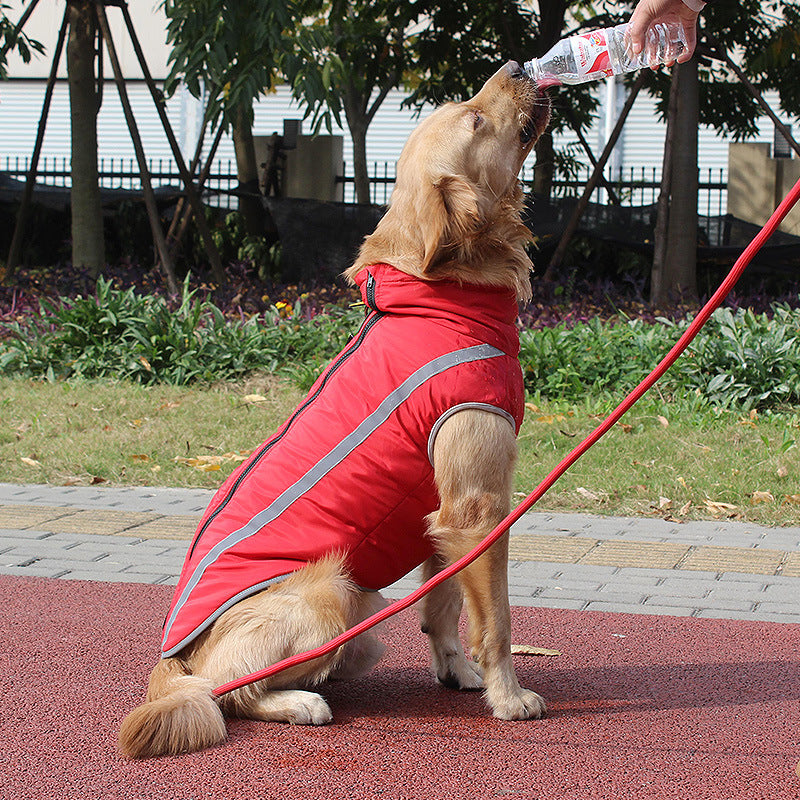 Pet Winter Reflective Padded Warm Jacket Apparel