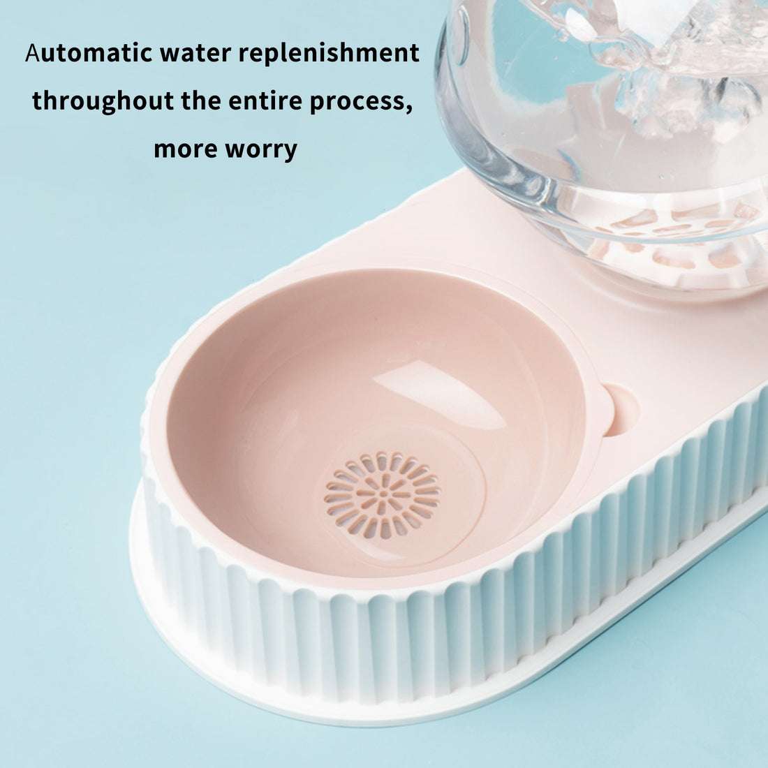 Automatic Plastic Pet Feeding and Water Bowl