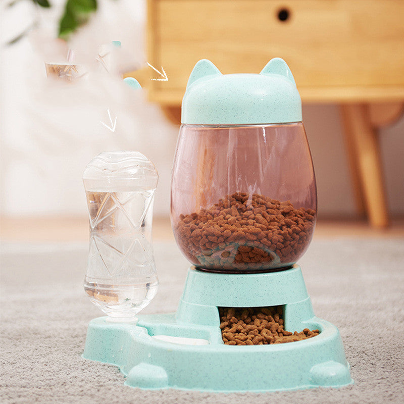 Pet Automatic Drinking And Feeding Bowl