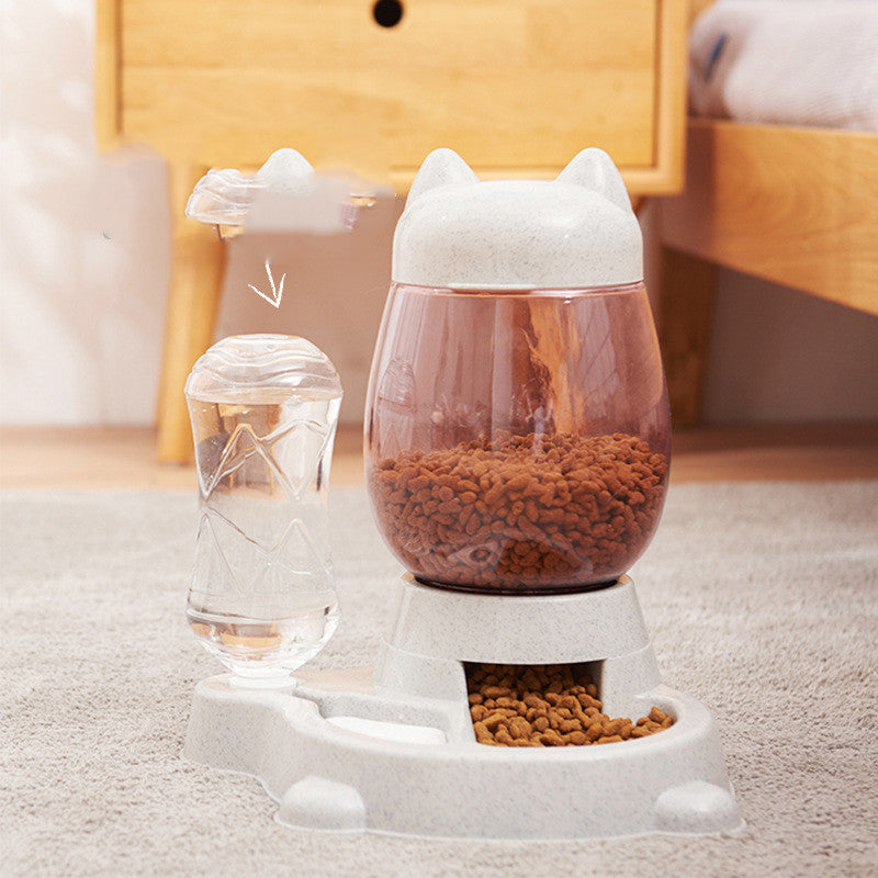 Pet Automatic Drinking And Feeding Bowl