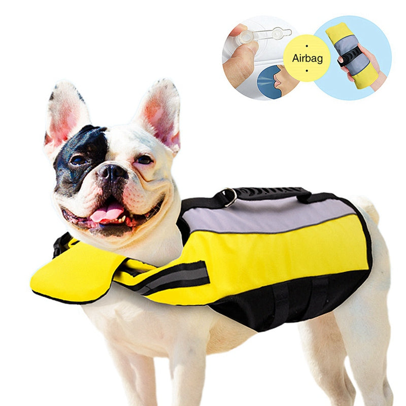 Pet Reflective Nylon Airbag Life Jacket