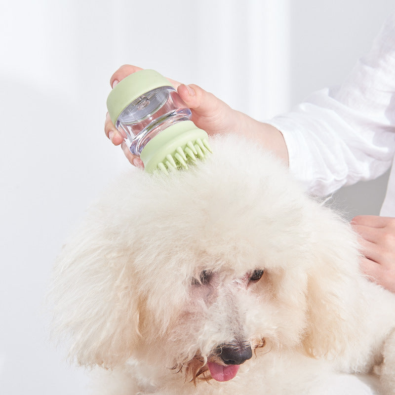 Multifunctional Pet Bath Massage Grooming Comb Brush