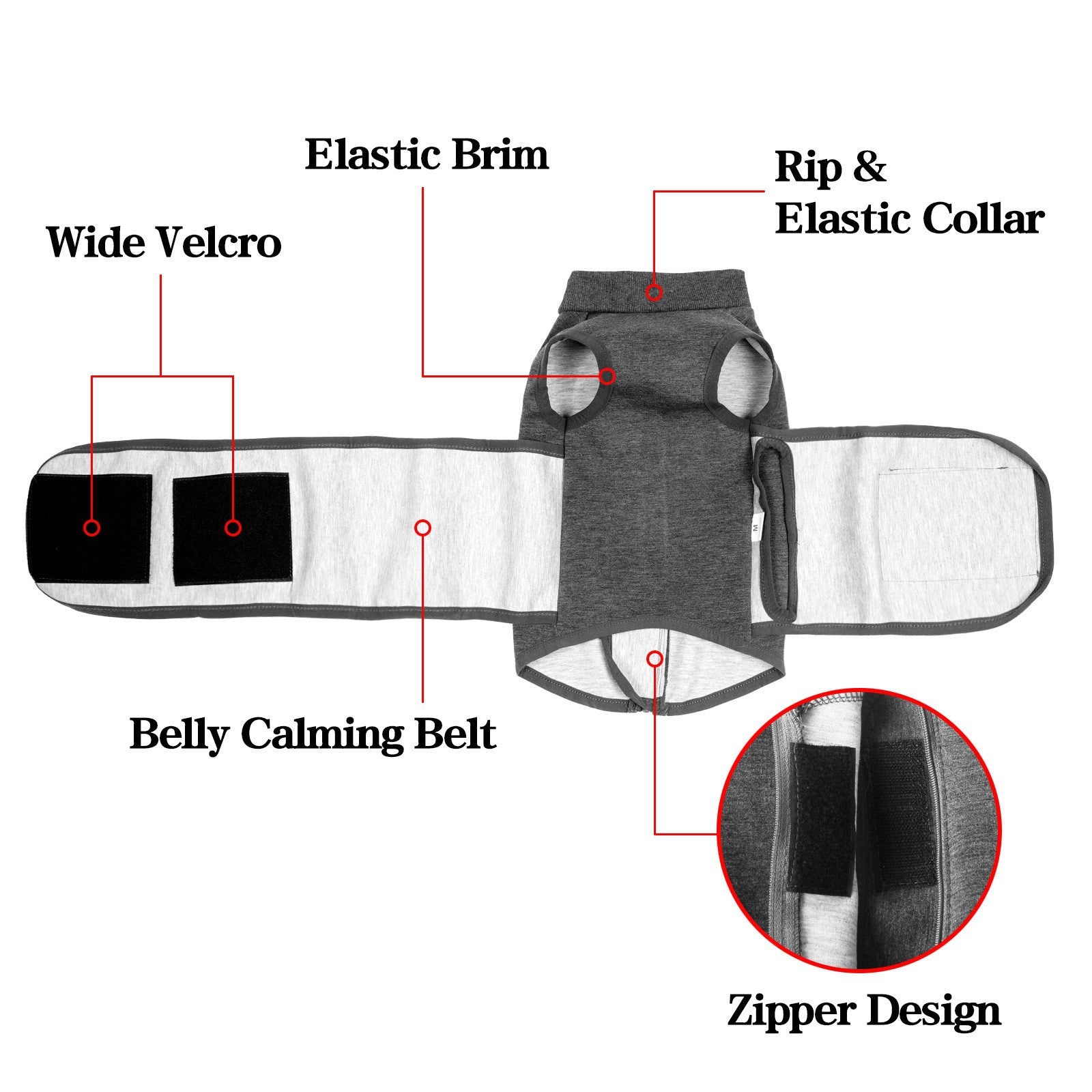 Pet Emotional Comfort Double Layer Jacket Clothing