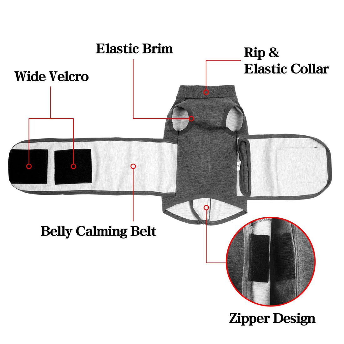 Pet Emotional Comfort Double Layer Jacket Clothing