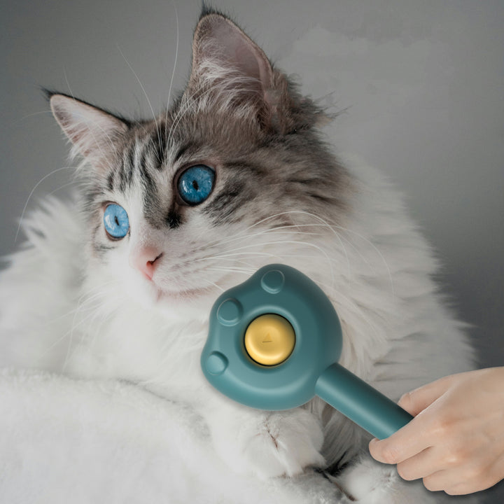 Pet Self-Cleaning Grooming Comb Hair Remover Brush Tool