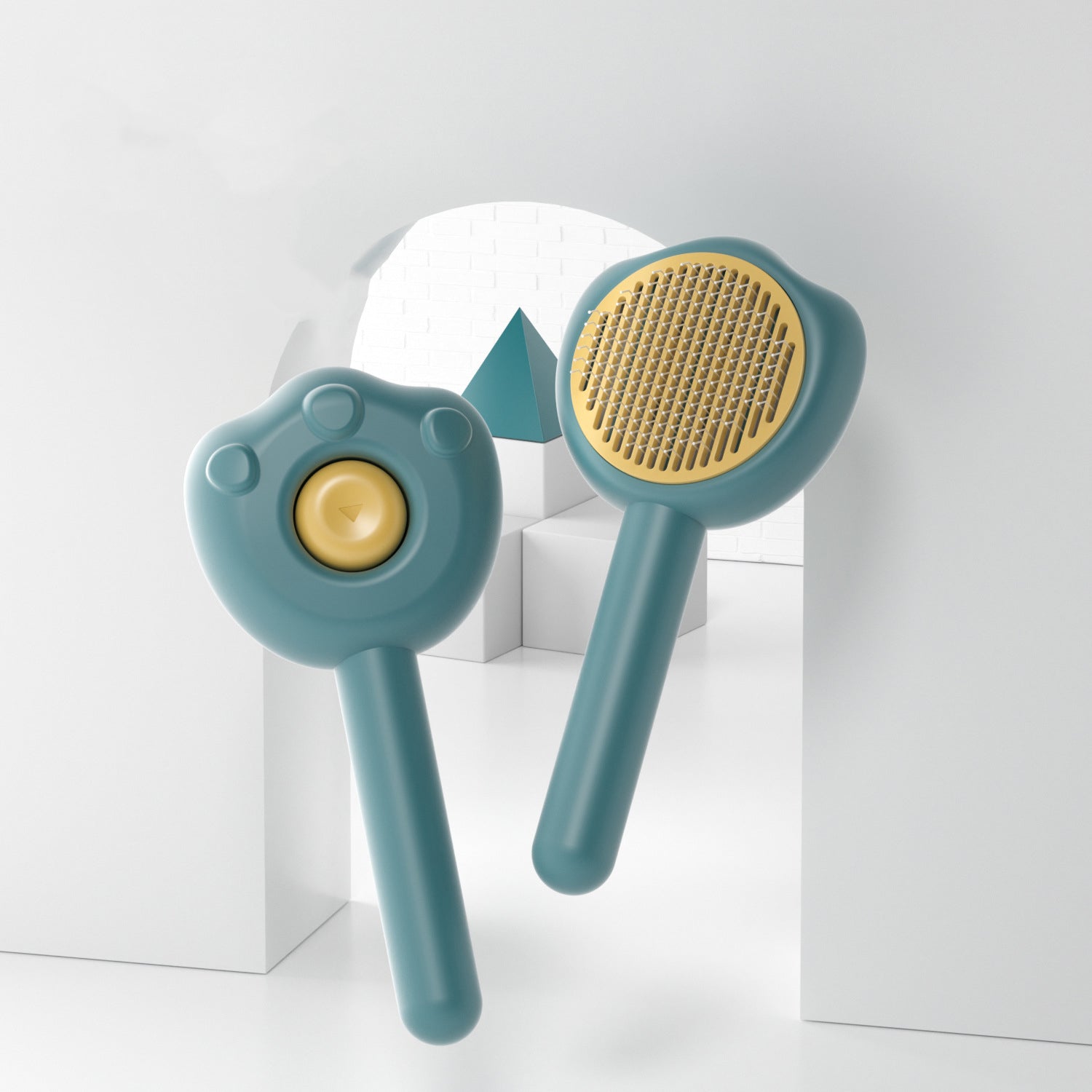 Pet Self-Cleaning Grooming Comb Hair Remover Brush Tool