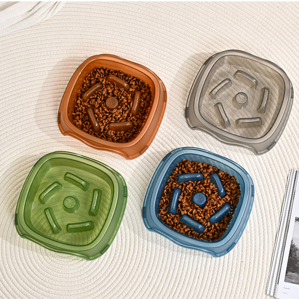 Pet Anti Choking Slow Feeding Water Bowl