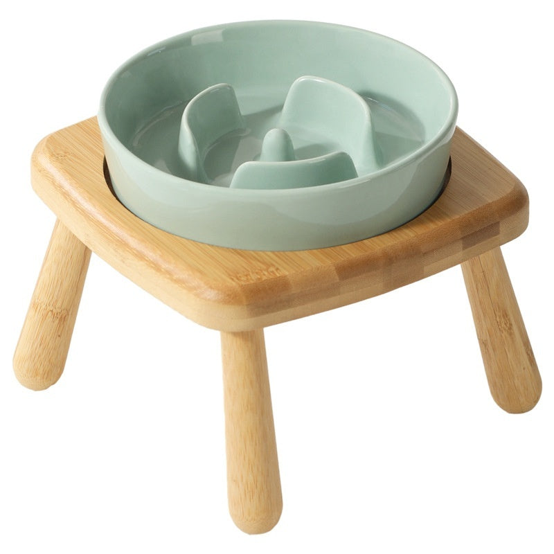 Pet Ceramic Slow Feeding Anti Choking Bowl
