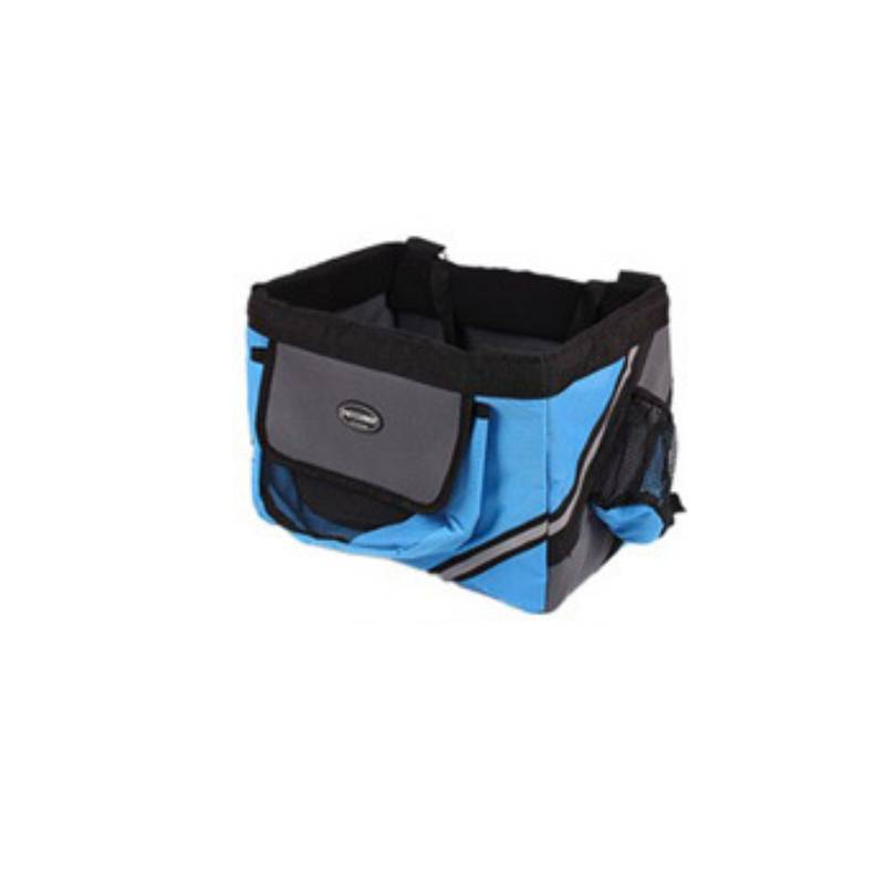 Pet Bicycle Carrier Removable Handlebar Front Bike Basket Bag