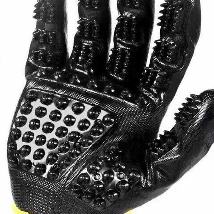 Pet Grooming Glove Shedding Massage Hair Remover Brush