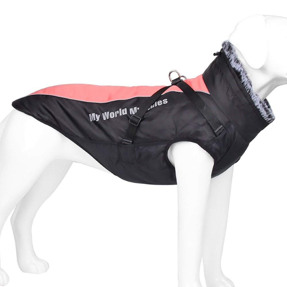 Pet Warm Waterproof Reflective Jacket Clothing Coat