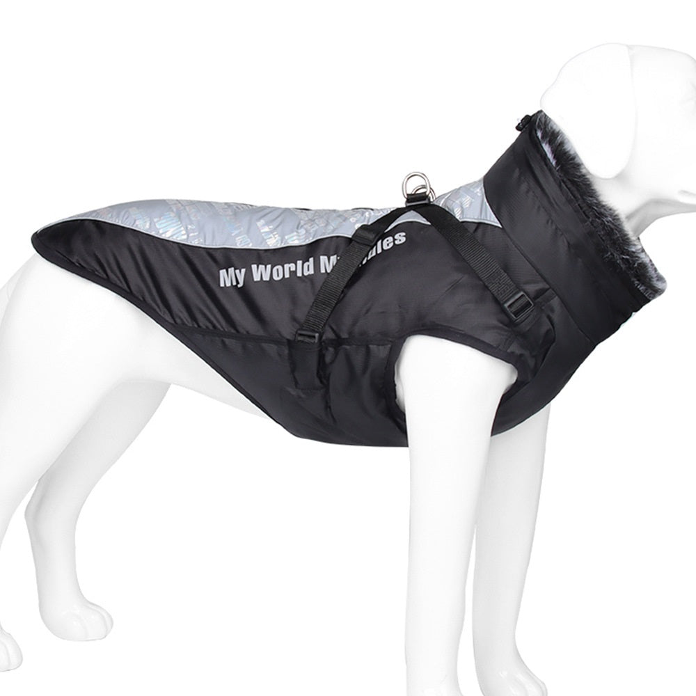 Pet Warm Waterproof Reflective Jacket Clothing Coat