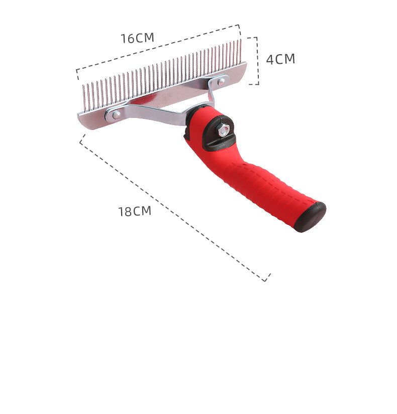 Pet Extra-Large Rake Grooming Comb Deshedding Brush Tool