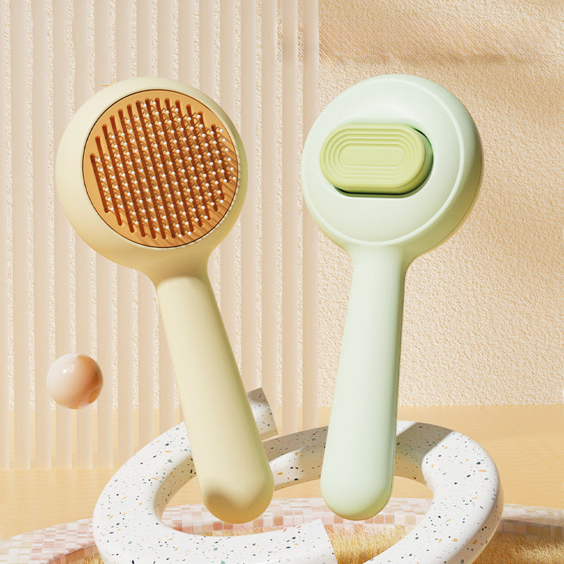 Pet Hair Removal Grooming Comb Stainless Steel Brush Tool