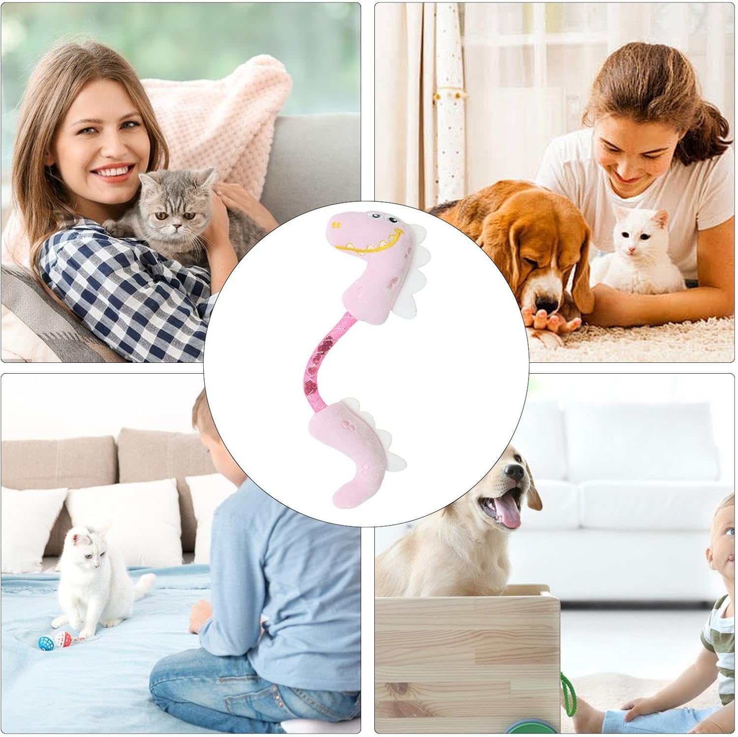 Interactive Pet Chew Rope Toy For Teeth Cleaning