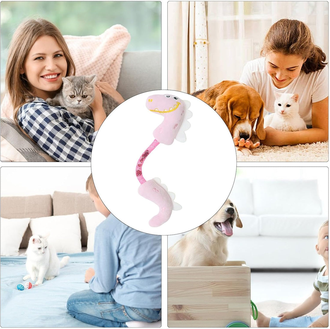 Interactive Pet Chew Rope Toy For Teeth Cleaning