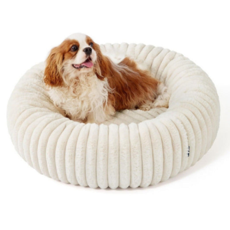 Winter Warm Pet Round Plush Fur Mat House Bed