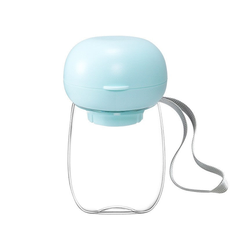 Portable Outdoor Pet Water Bottle with Lanyard