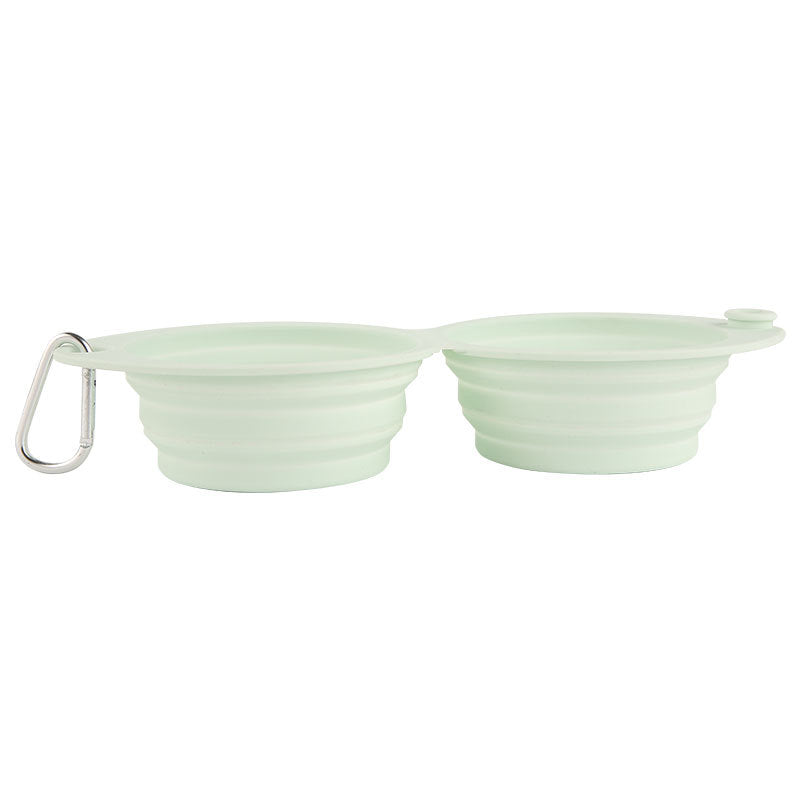 Foldable Silicone Pet Bowl for Outdoor Use