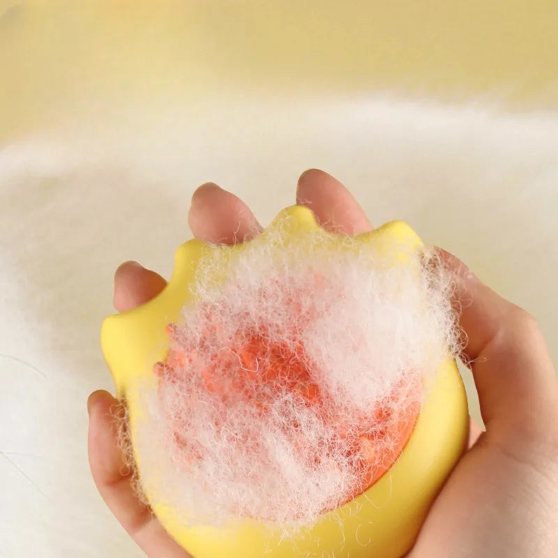 Pet Bath Shampoo Massage Grooming Comb Cleaning Brush