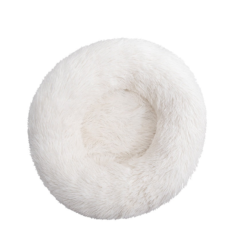 Winter Warm Pet Round Cotton Sleeping Bed Kennel