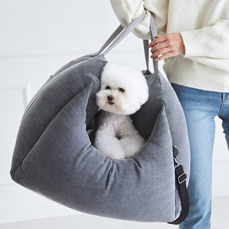 Pet Car Carrier Waterproof Portable Safety Travel Seat Bag