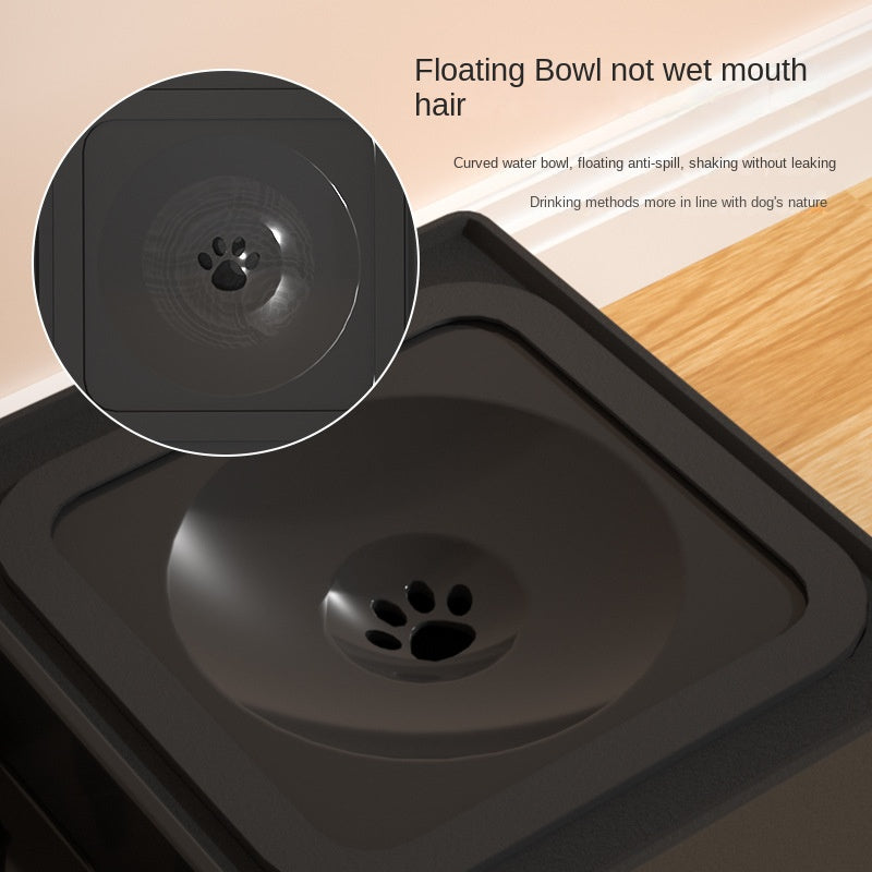 Pet Double Stainless Stand Adjustable Feeding Bowl