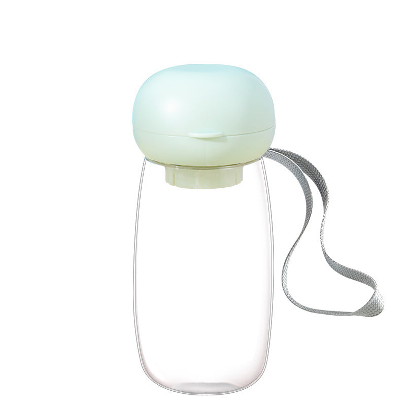 Portable Outdoor Pet Water Bottle with Lanyard