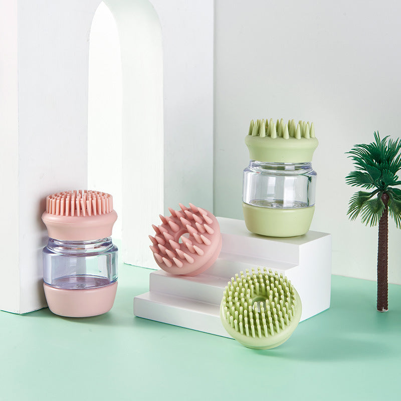 Multifunctional Pet Bath Massage Grooming Comb Brush