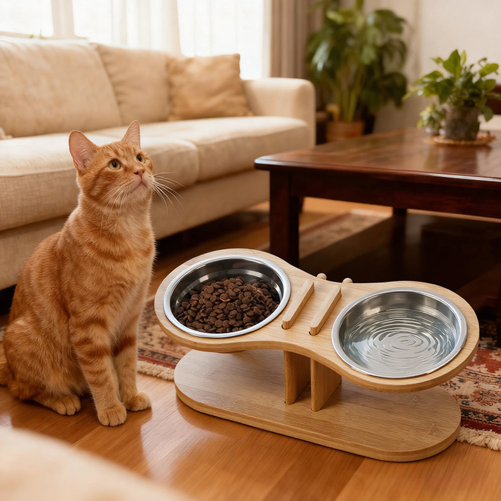Adjustable Tilted Feeding Bowl