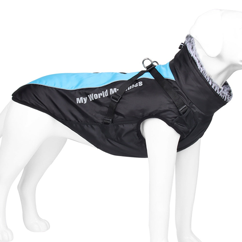 Pet Warm Waterproof Reflective Jacket Clothing Coat