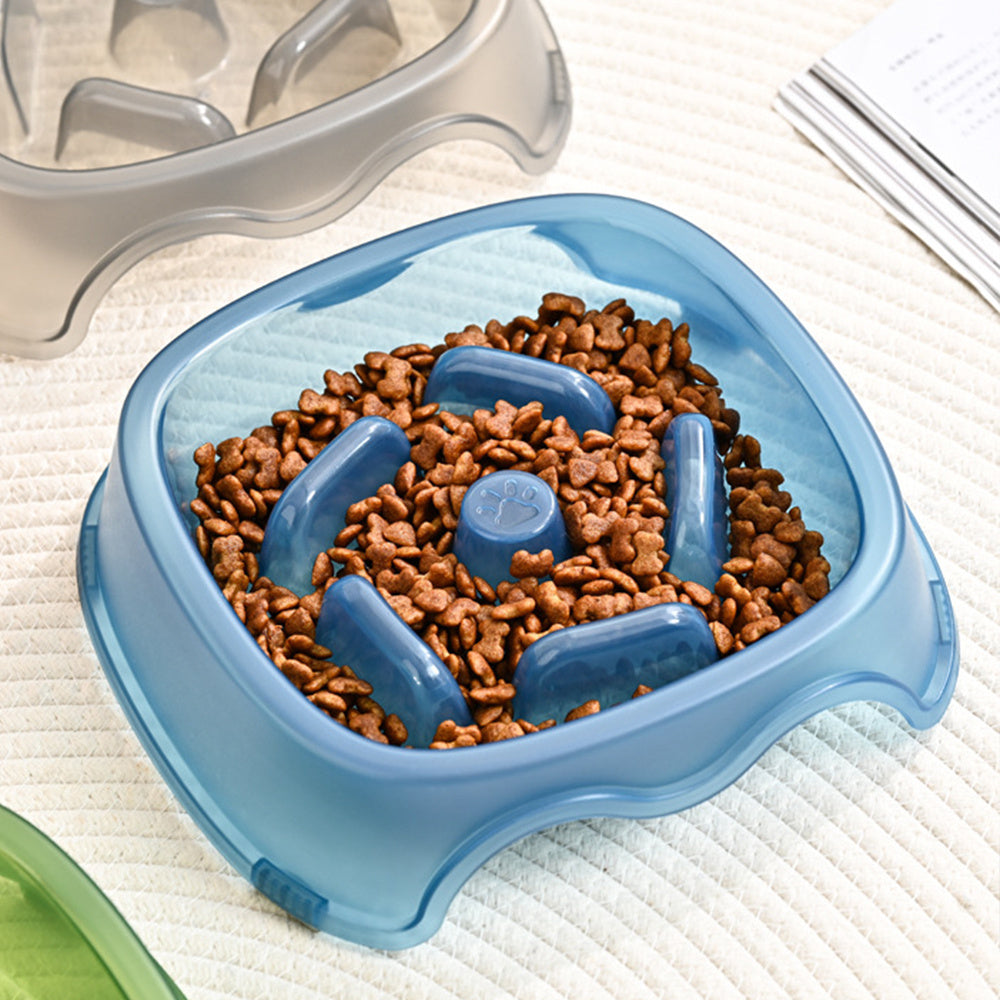 Pet Anti Choking Slow Feeding Water Bowl