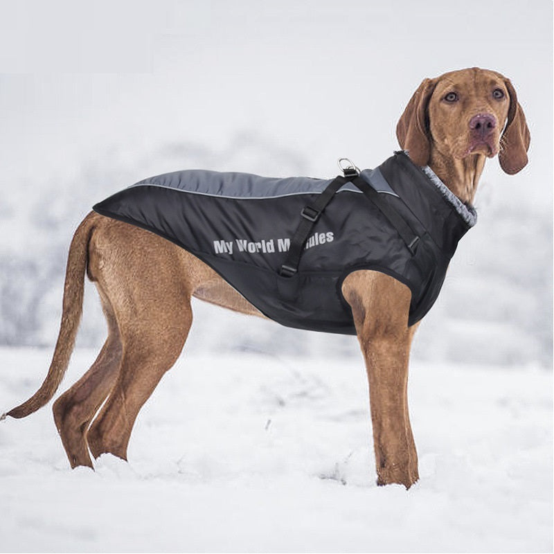 Pet Warm Waterproof Reflective Jacket Clothing Coat