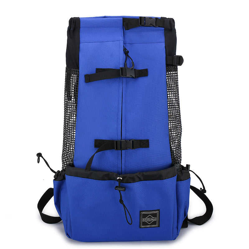 Pet Carrier Double Shoulder Backpack Portable Travel Bag