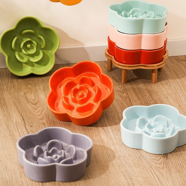 Pet Ceramic Slow Feeding Slow Feeding Bowl